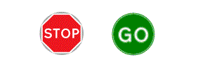 The word stop inside a red octagon within a grey circle